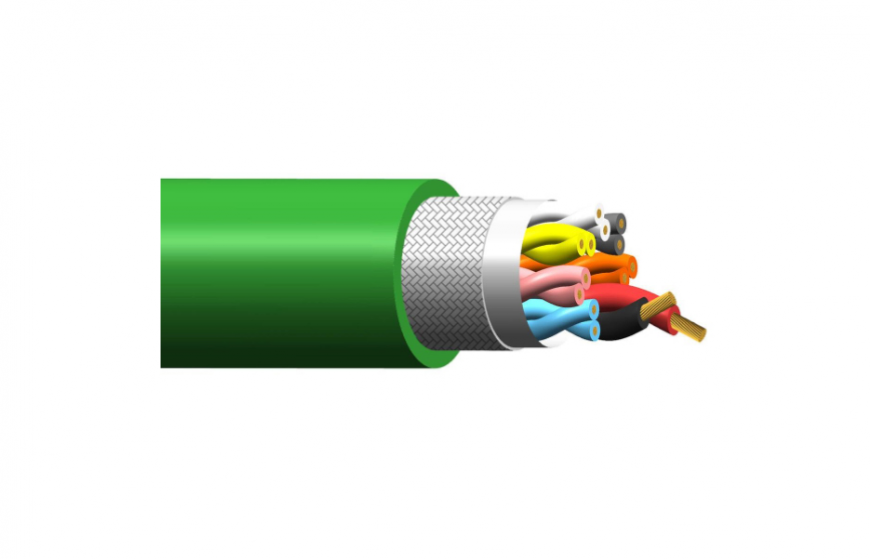Robot signal connecting cable