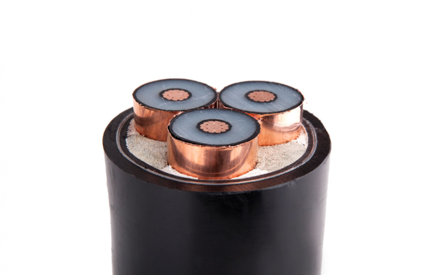 Medium and high voltage insulated power cable