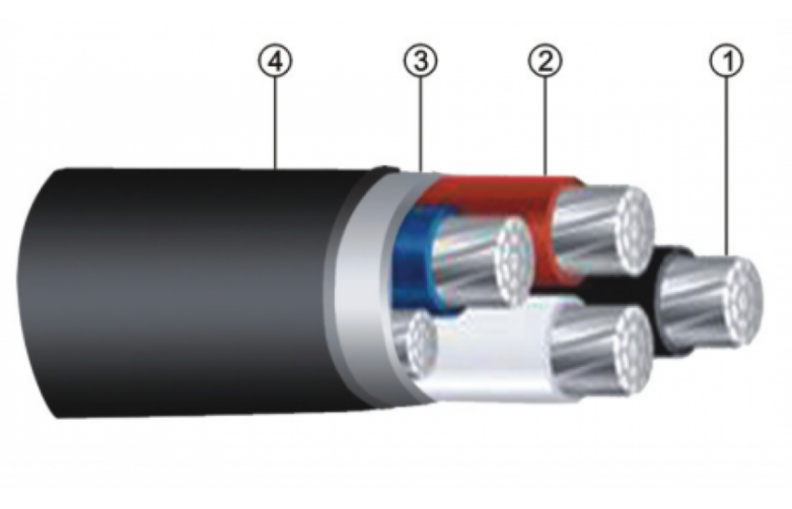 0.6/1kV aluminum alloy power cable for distribution ·MELH22/YJLHV22