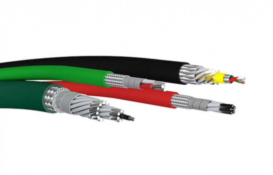Railway locomotive and vehicle cables